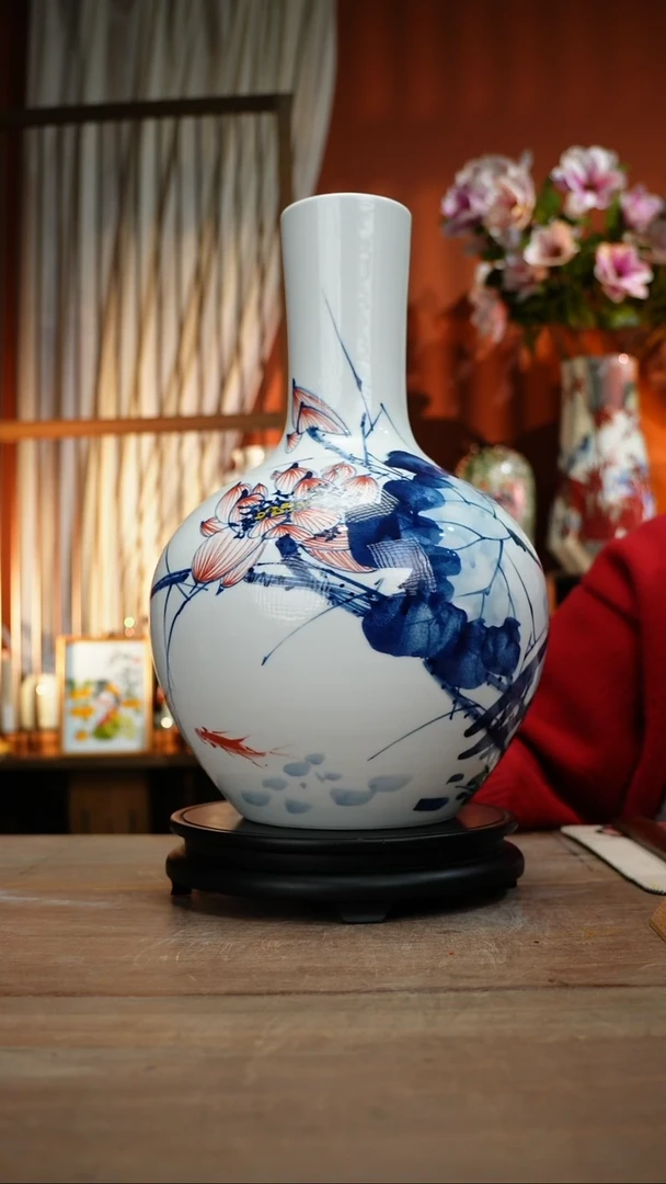 【简家甄选】景德镇设计师釉下手绘陶瓷