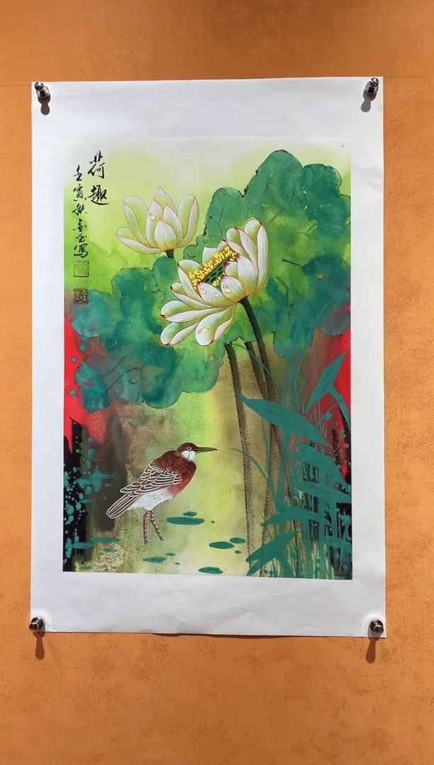 国画刘金玉老师亲笔手绘