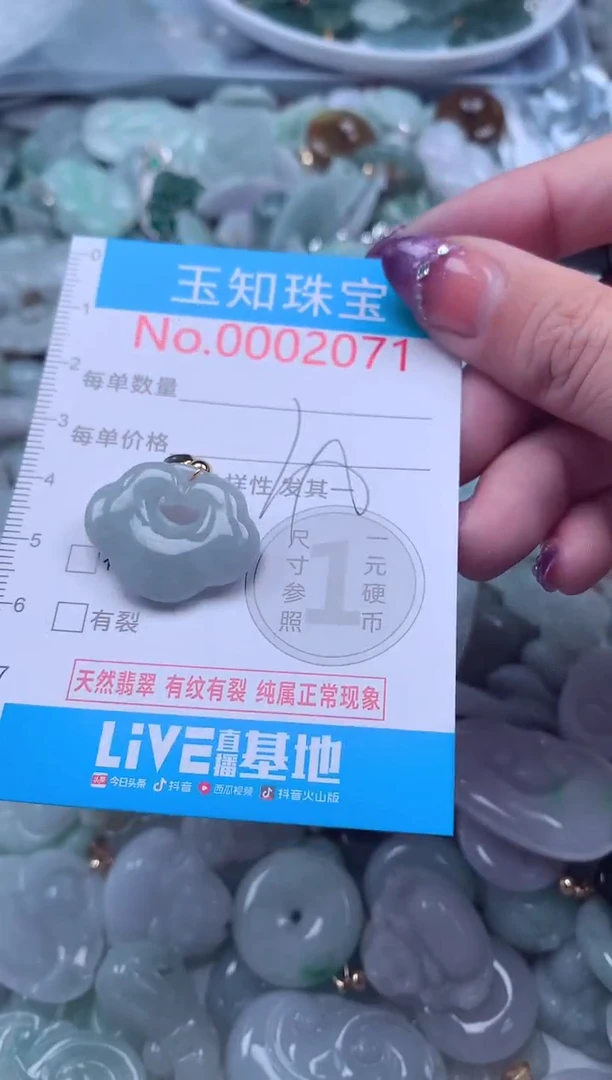 翡翠未镶嵌吊坠(不含链)2071