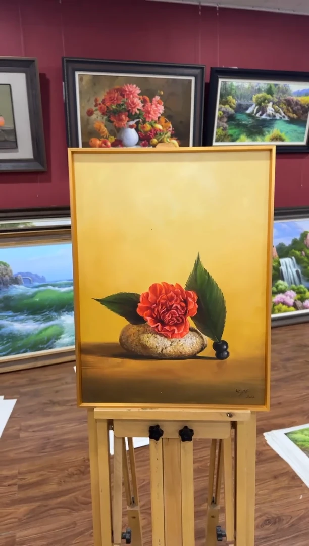 油画纯手绘油画 带装裱