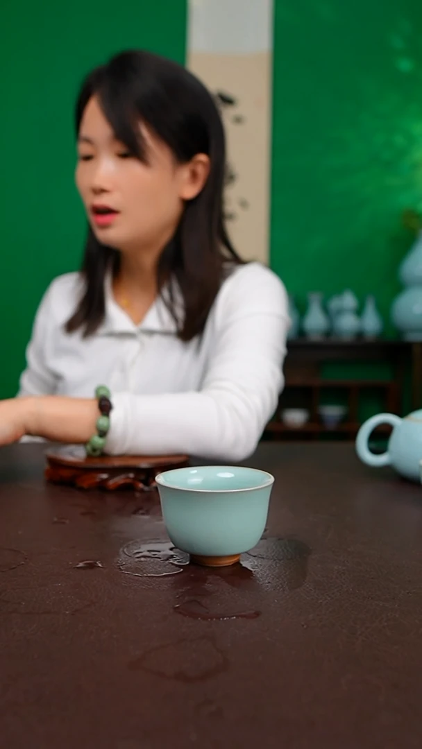 天青老款美人杯不完美 简装