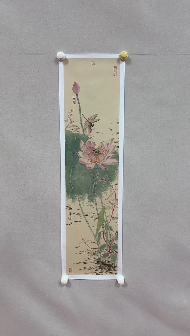 国画梅琦2平尺.90X25