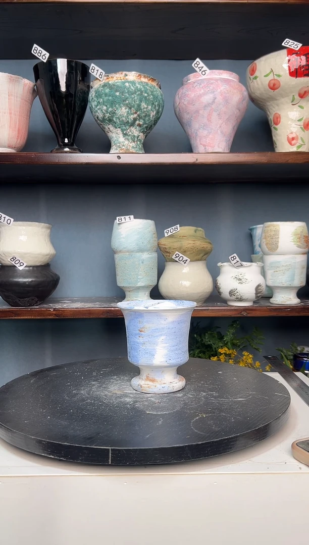 瓷片白泥977有孔9/12