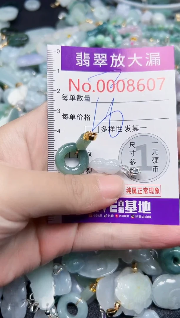 颈饰未镶嵌翡翠8607