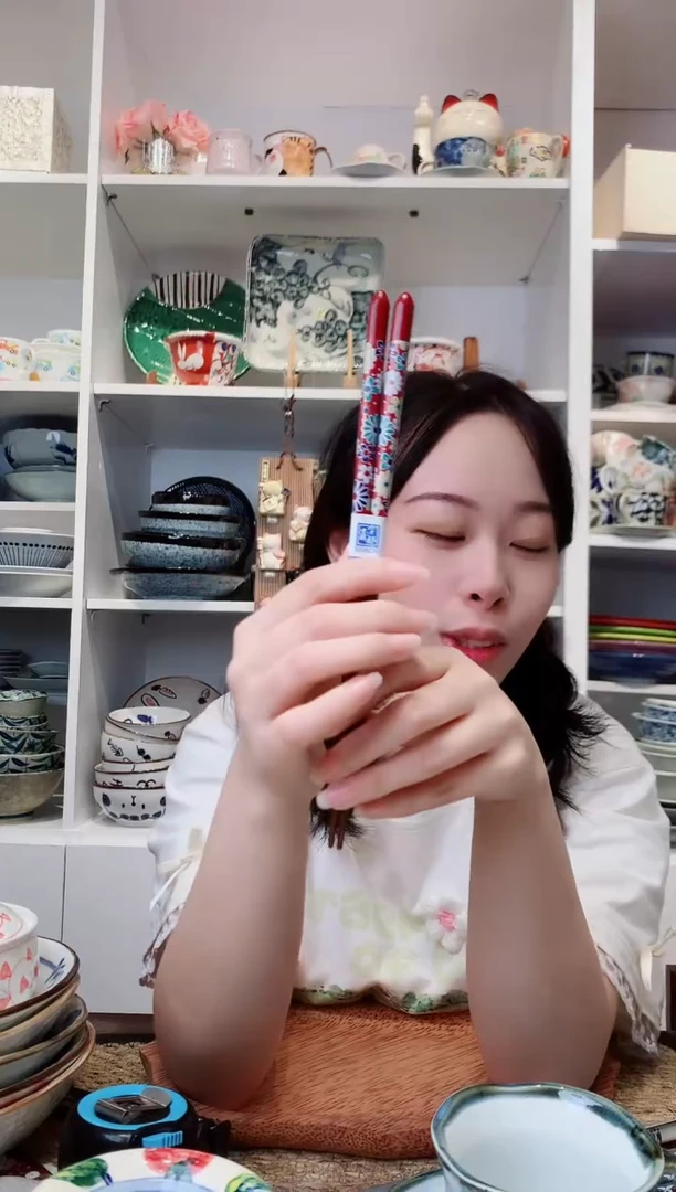 陶瓷九谷烧筷子一双