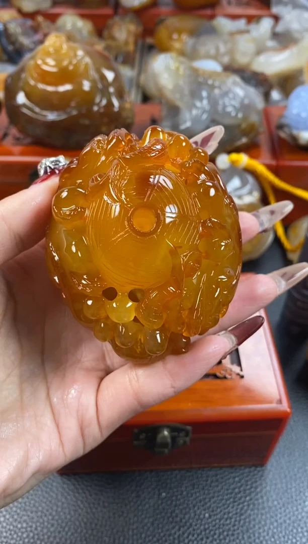 【闪购商品】玛瑙/玉髓手把未镶嵌1