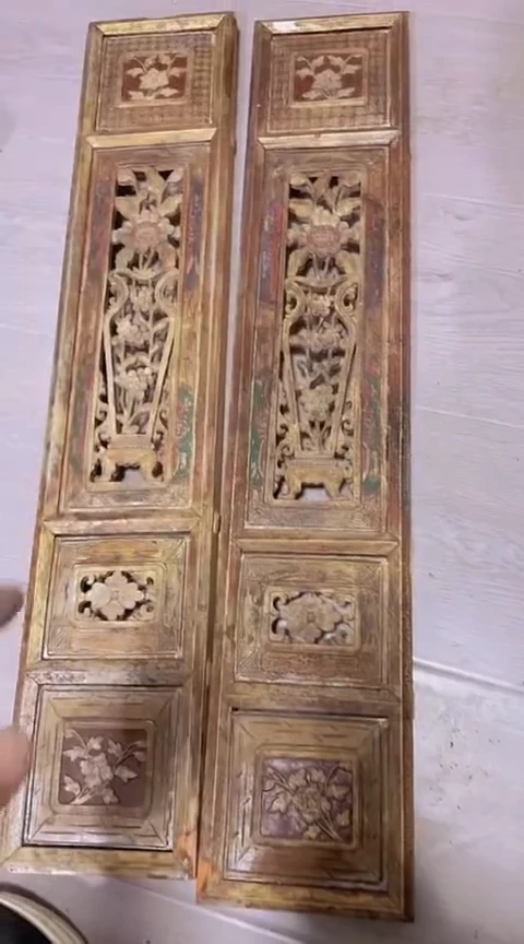 【闪购商品】香榧木2个孤品木雕120