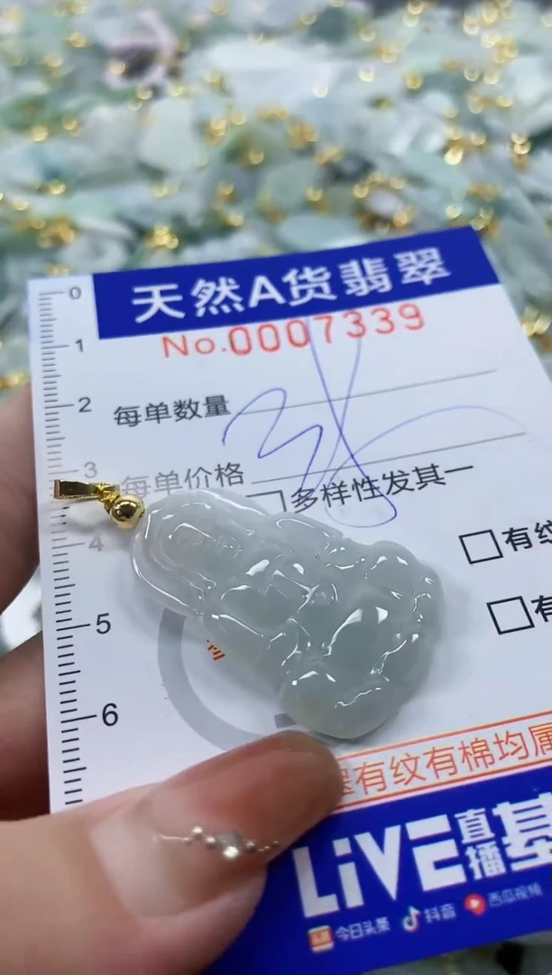 颈饰未镶嵌翡翠天然A货翡翠