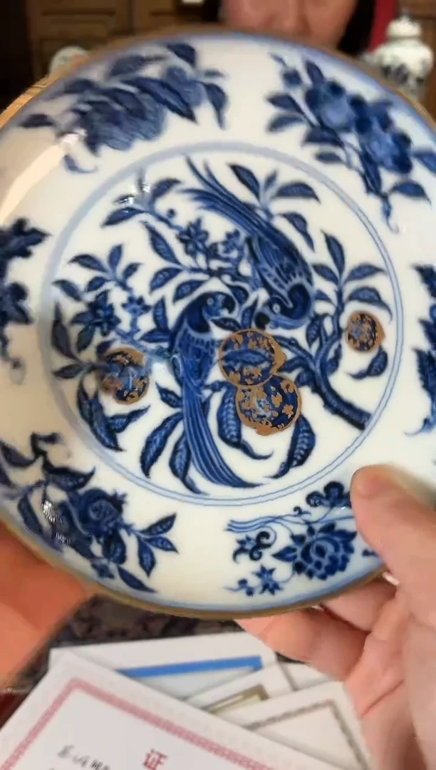瓷片           青花故事