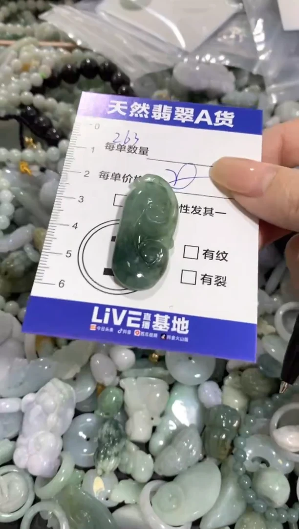 颈饰未镶嵌翡翠天然翡翠A货批量多样性发一件