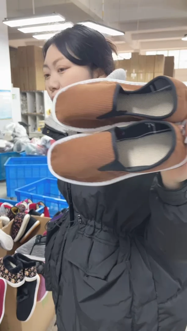 2-7咖色松紧棉麻38码