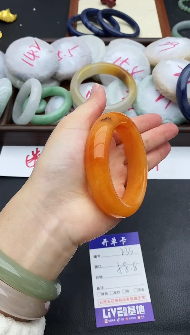 未镶嵌手镯石英质玉233+58.8