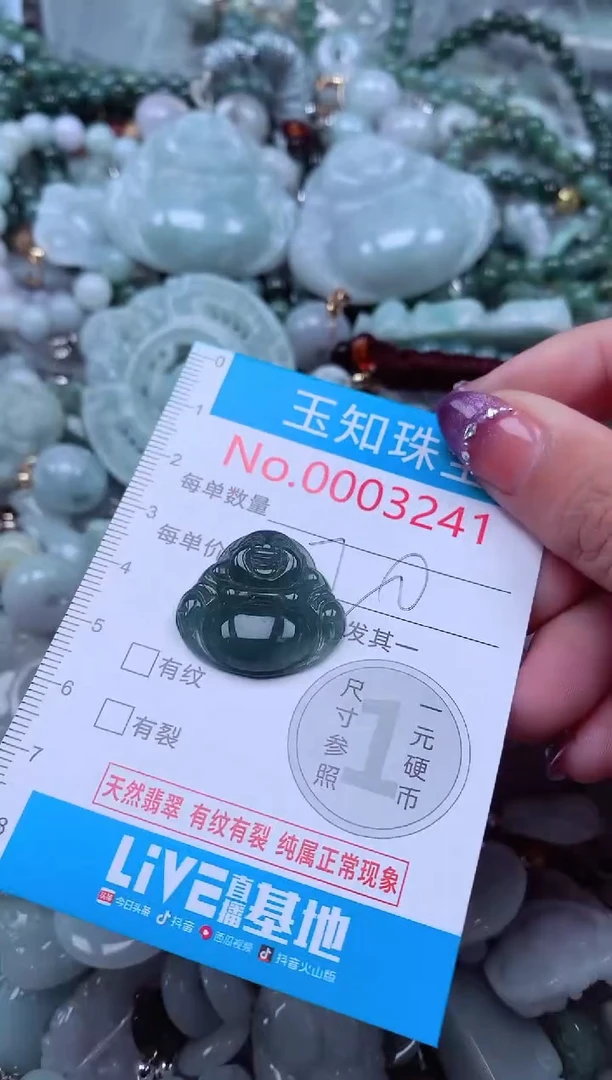 翡翠未镶嵌吊坠(不含链)3241