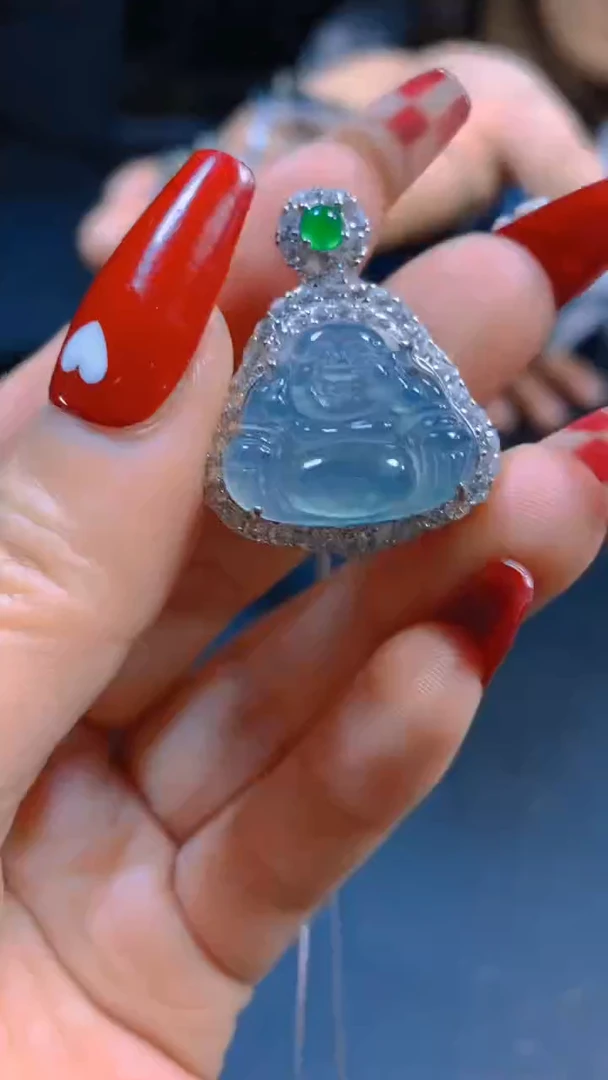 【闪购商品】翡翠吊坠(赠链)未镶嵌0582035675多样性发一