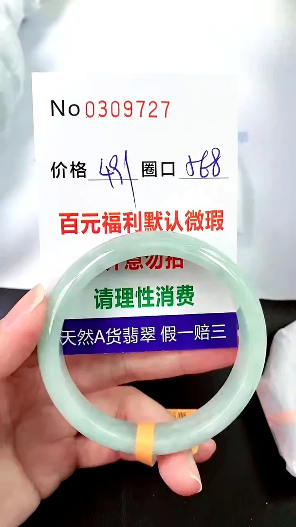 【闪购商品】翡翠手镯未镶嵌00309727