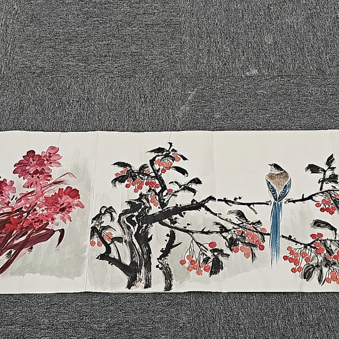 熊盛武花鸟册页花鸟画
