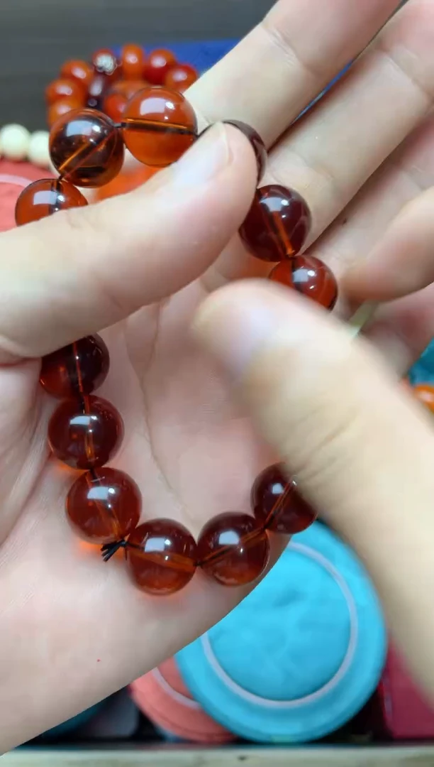 未镶嵌琥珀手链点击链接下单即可