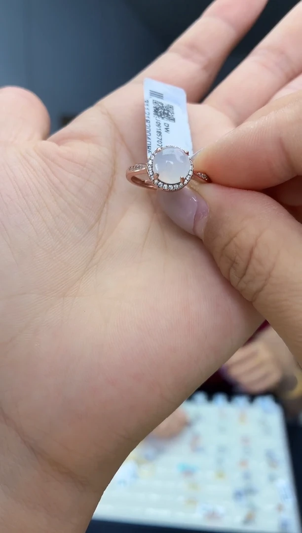 银S925镶嵌戒指翡翠11111111