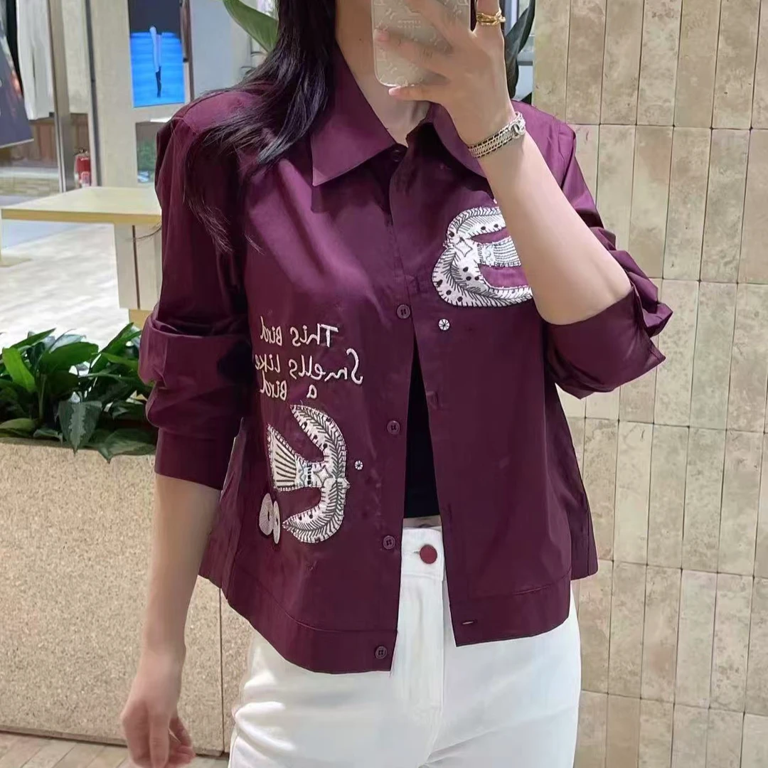 8494 宽松重工薄款女士立领短外套秋季常规袖春季女