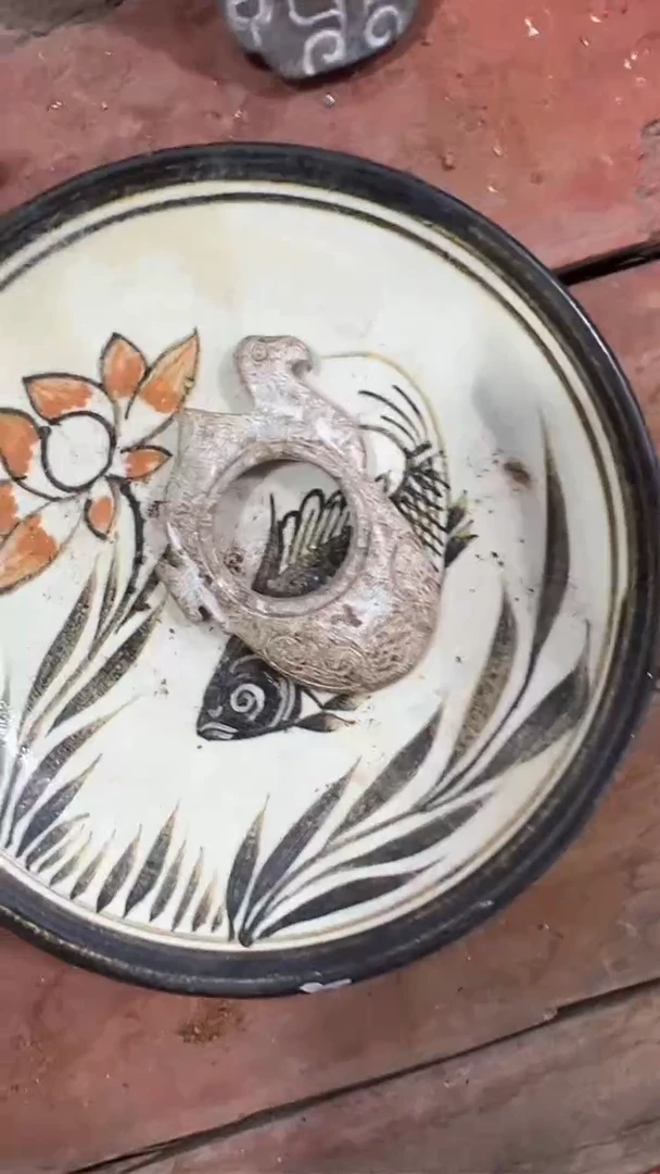 瓷片手工，手绘，陶瓷1