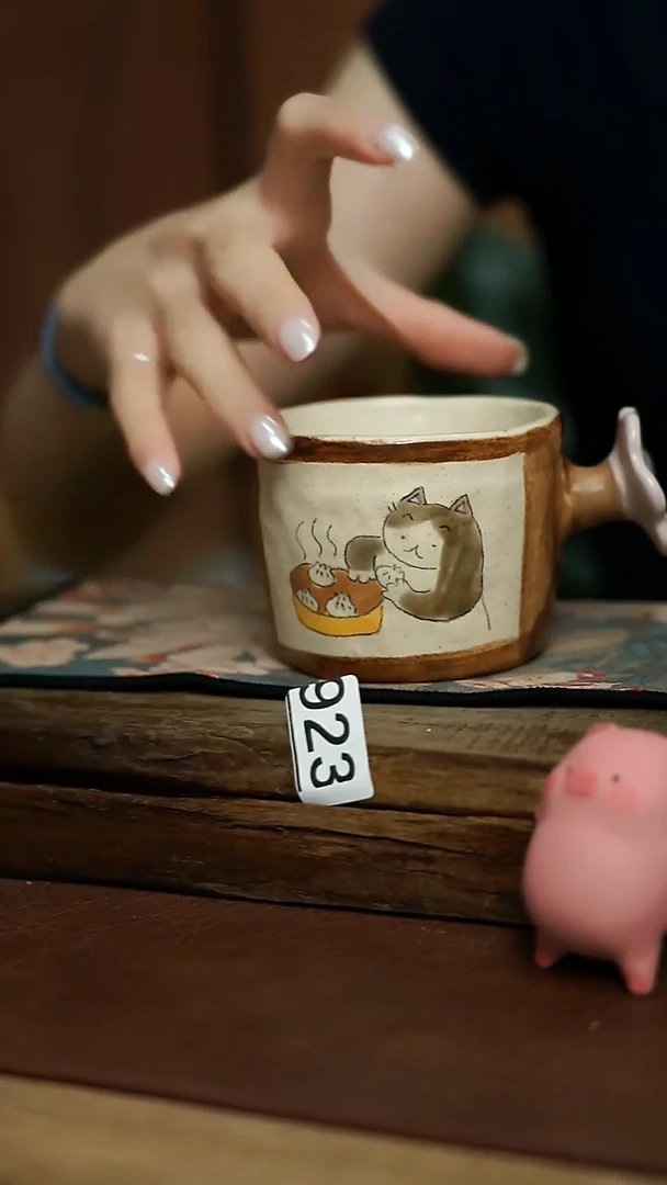 喵喵设计师款 咖啡杯