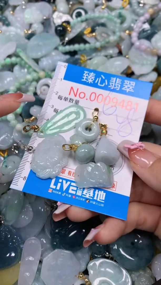 【闪购商品】翡翠颈饰未镶嵌含绳0009481