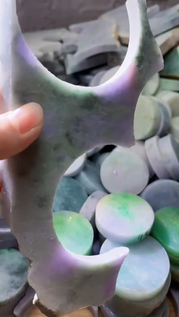 裸石翡翠天然翡翠A货古 南 367