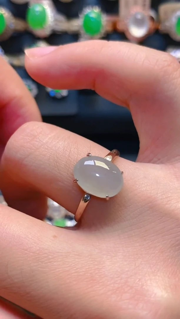 银S925镶嵌翡翠耳饰天然