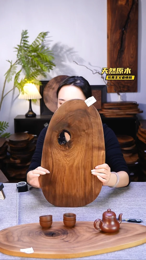 木北美黑胡桃原木.干裂疤结不属于商品质量问题完美主义者慎拍