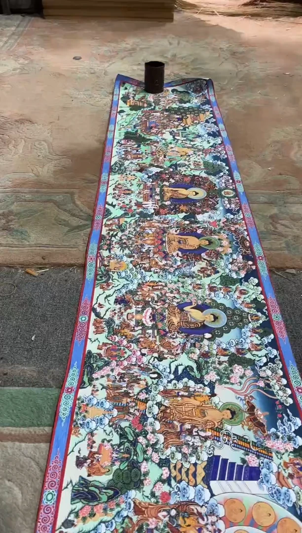 卷轴画天天的唐卡tk160
