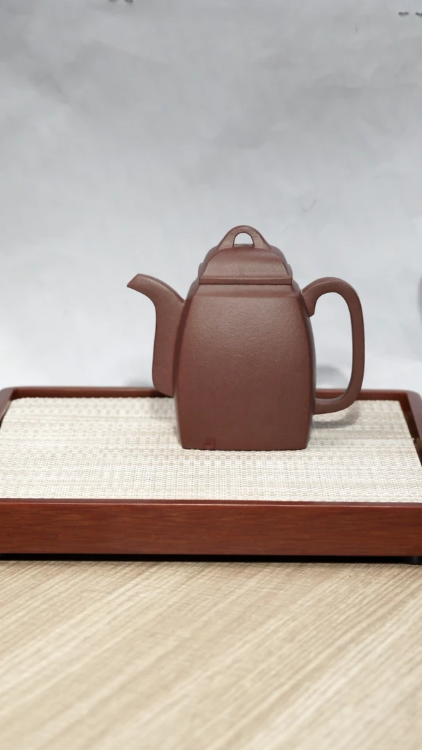 【闪购商品】紫泥茶壶汉方壶150CC容量