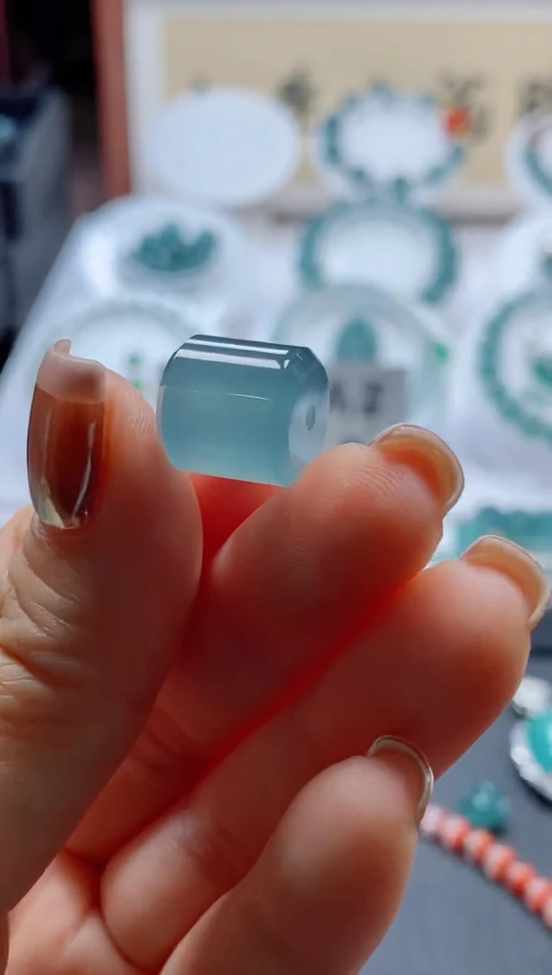 未镶嵌定制翡翠旺**S0231746844（卡十二桶珠 1200）