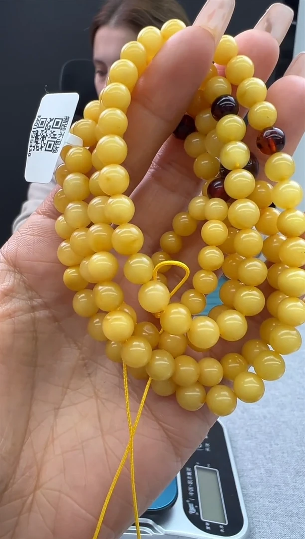 【闪购商品】琥珀颈饰未镶嵌45秒拍号