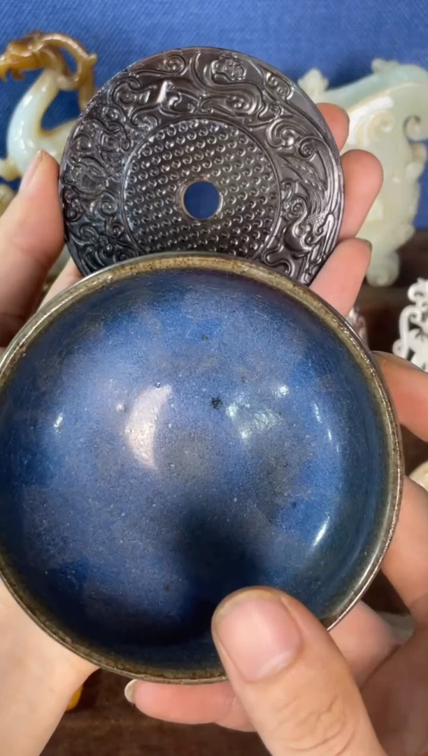 瓷片手工，手绘，陶瓷