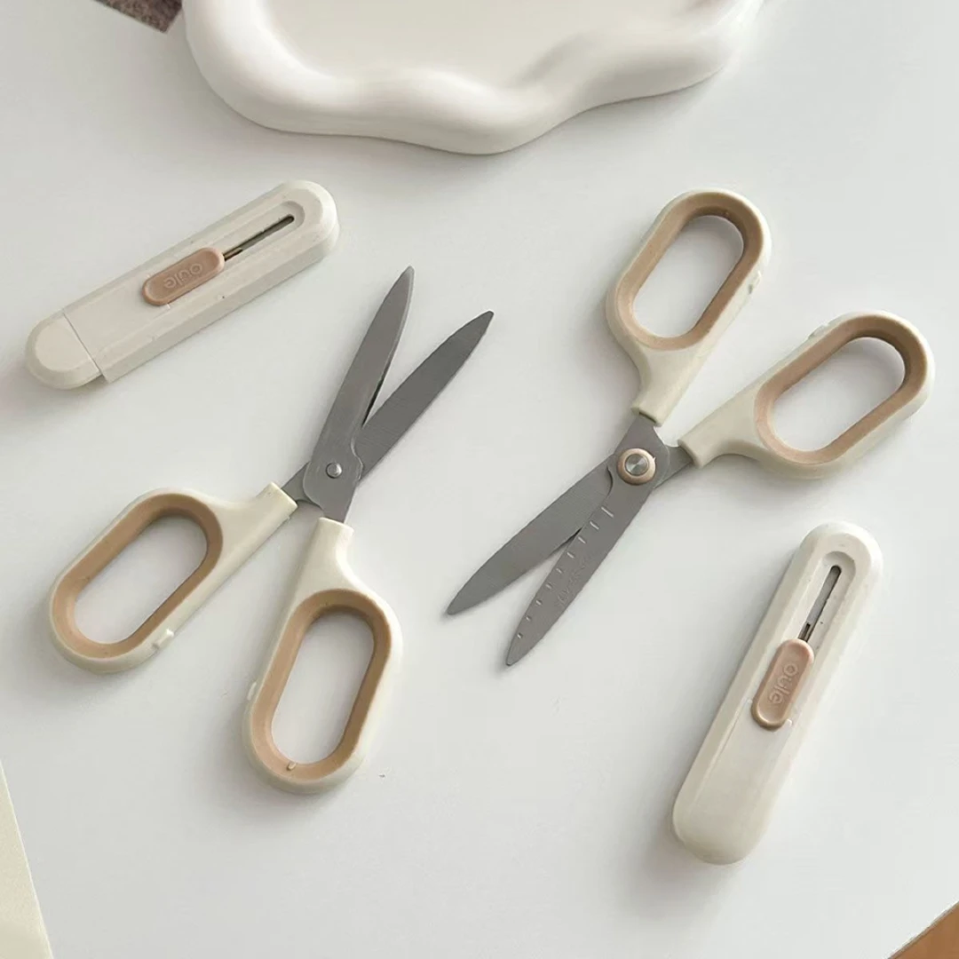 多功能创意二合一不锈钢裁纸刀办公学生拆快递工具