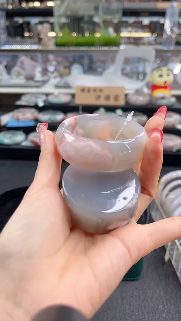 未镶嵌手镯石英质玉61圈口（赠品镯心）3430004
