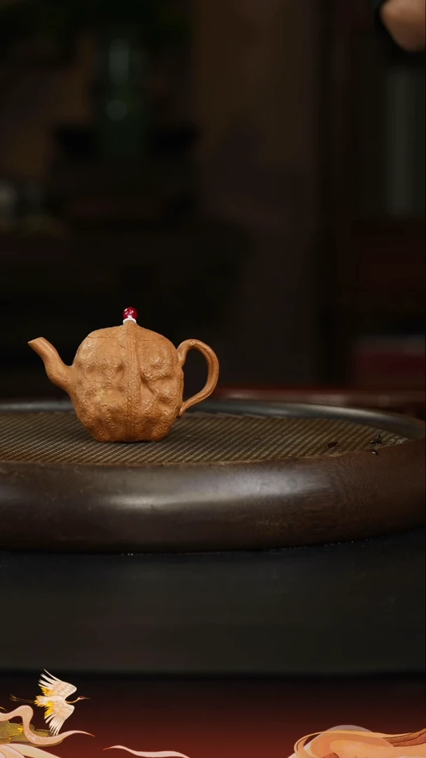 茶壶紫砂紫砂壶58 核桃壶