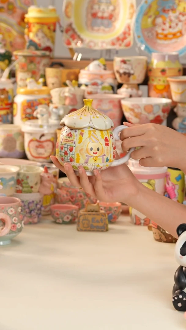 其他陶景德镇釉下彩手绘设计师款陶瓷