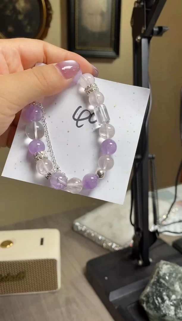 未镶嵌手镯水晶40号手串天然水晶默认微瑕