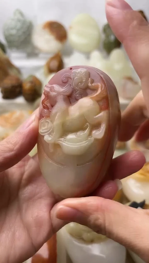 石材古青石棉纹正常不退换狗