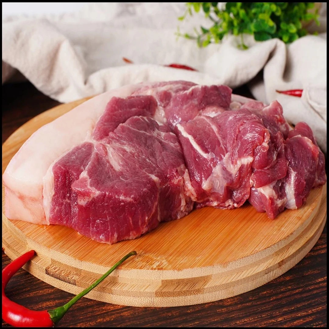 正宗跑山猪黑猪后腿肉   净重4斤   顺丰冷链发货