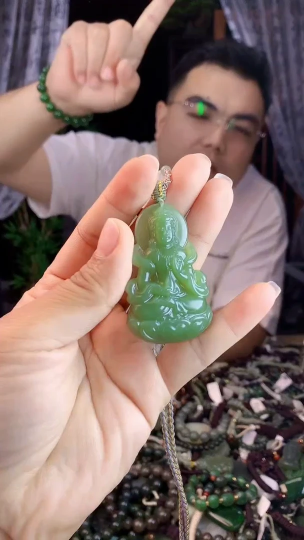 和田玉未镶嵌挂件1