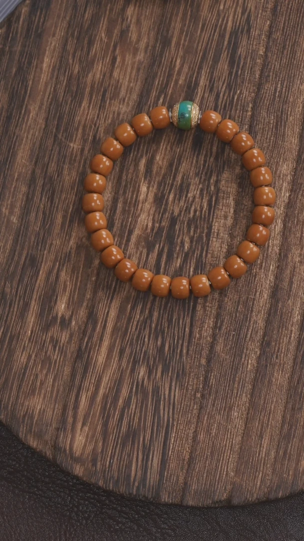 未镶嵌绿松石手链1