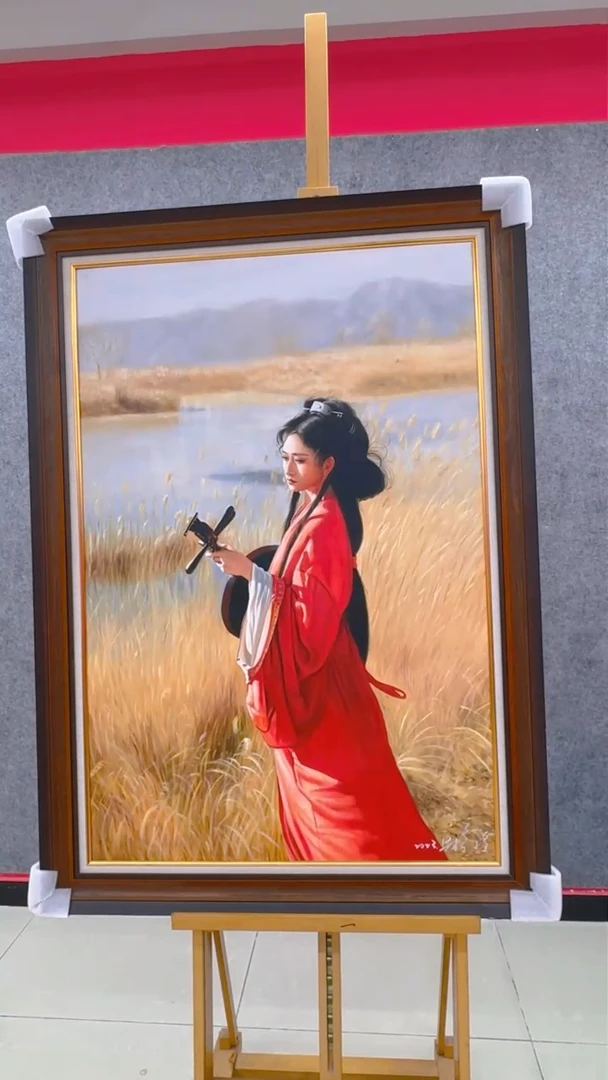 【闪购商品】国画 梁静手绘油画