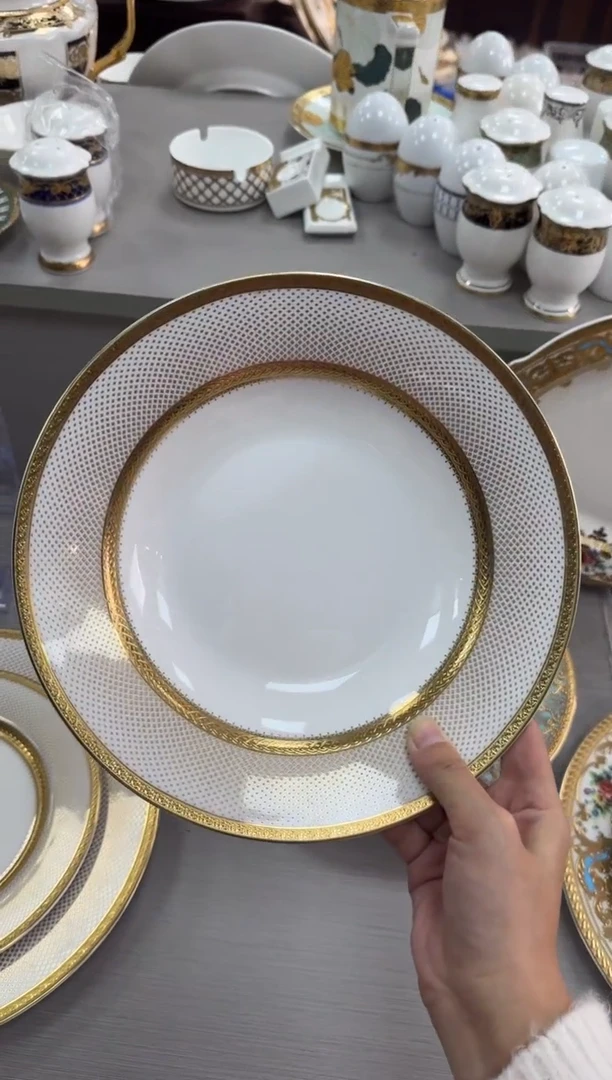 【闪购商品】瓷片9英寸草帽盘  福利