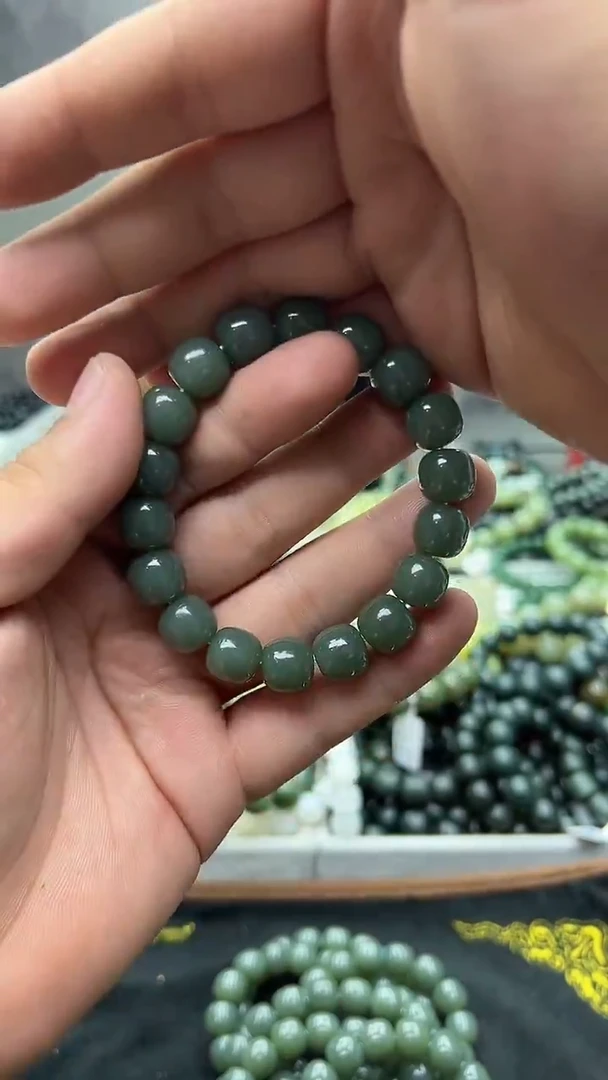 手串未镶嵌和田玉新疆且末蓝12
