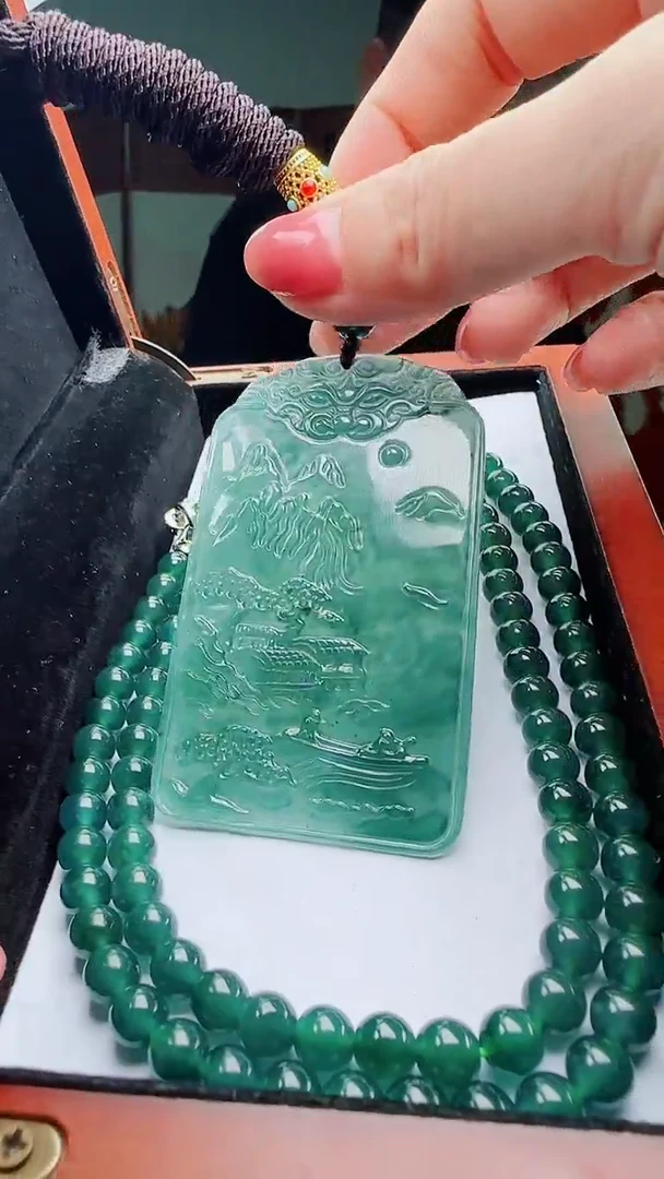 颈饰未镶嵌翡翠多样性发其一78839