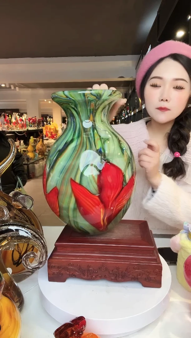 【闪购商品】茶盏琉璃摆件家居摆件