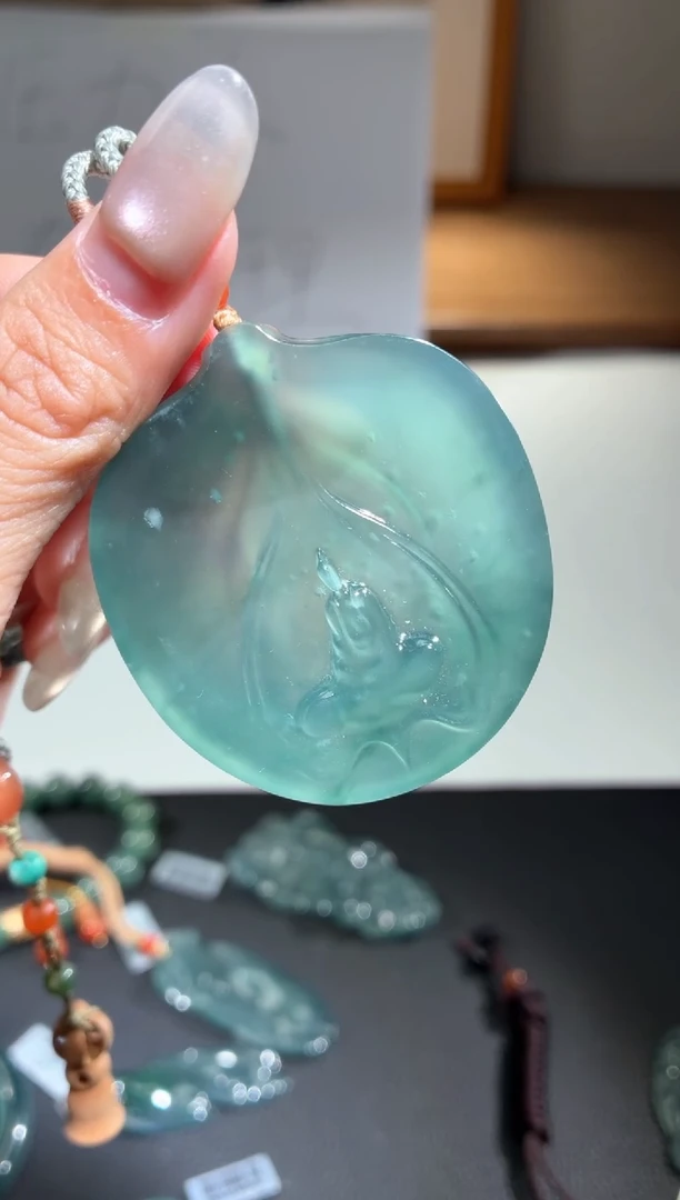 吊坠(不含链)未镶嵌翡翠天然A货翡翠