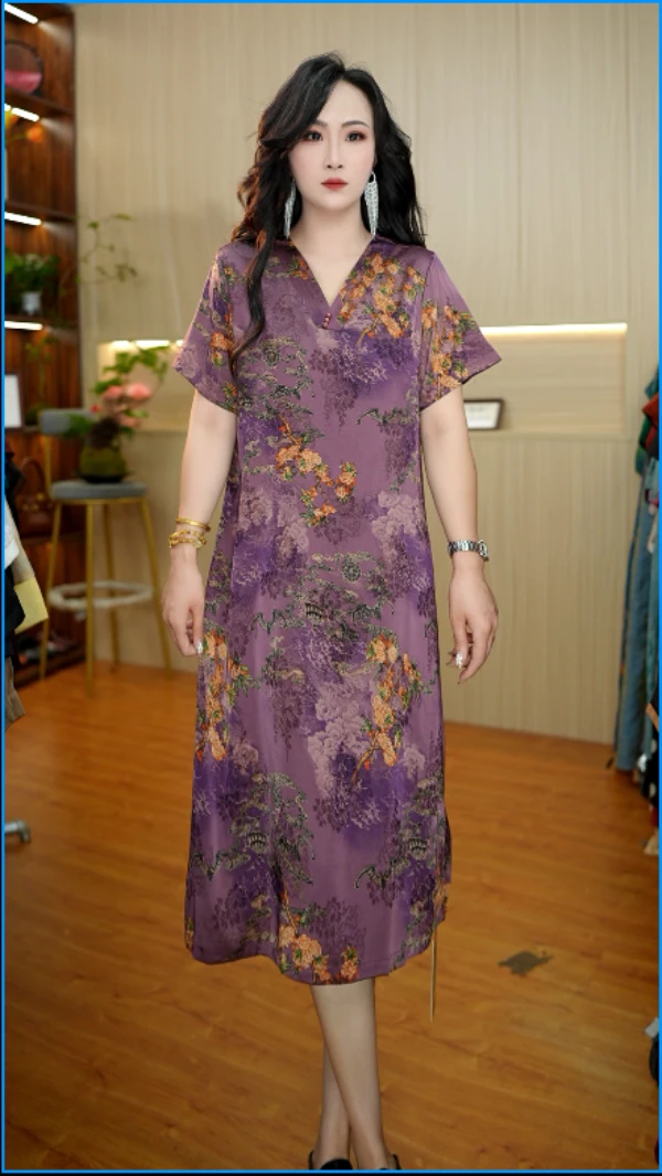 1-9815-23新款时尚休闲连衣裙